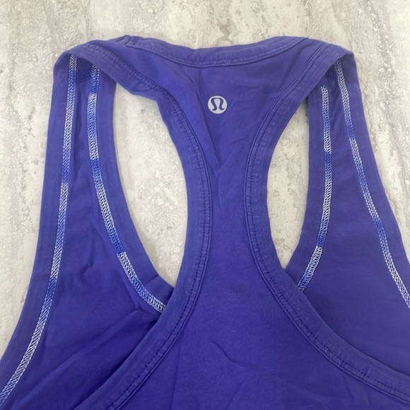 lululemon athletica Tops - 🍋Lululemon purple racer back! pit to pit 17.5”- pit to hem 18” no size🍋